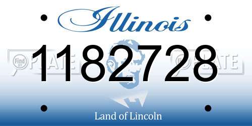 1182728 Illinois License Plate