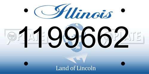 1199662 Illinois License Plate