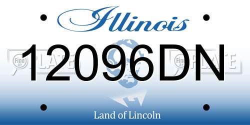 12096DN Illinois License Plate