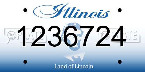 1236724 Illinois License Plate