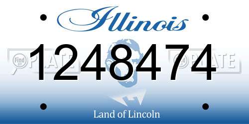 1248474 Illinois License Plate