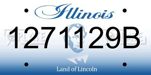 1271129B Illinois License Plate