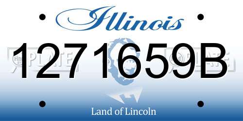 1271659B Illinois License Plate