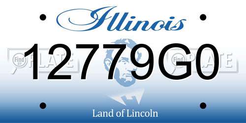 12779G0 Illinois License Plate