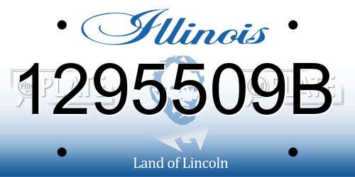1295509B Illinois License Plate