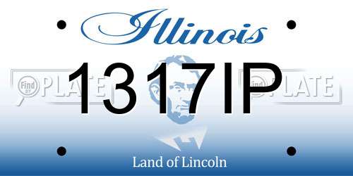 1317IP Illinois License Plate