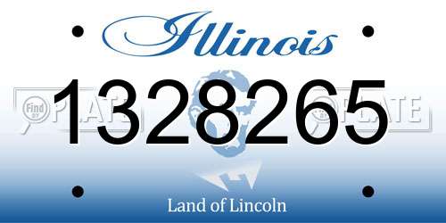 1328265 Illinois License Plate