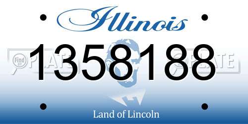 1358188 Illinois License Plate