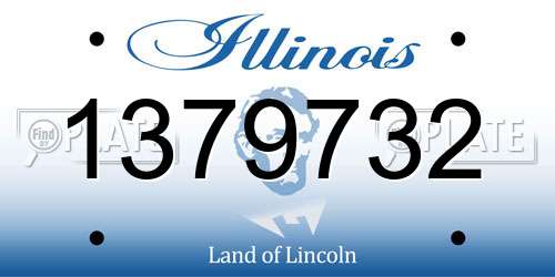 1379732 Illinois License Plate