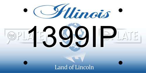 1399IP Illinois License Plate