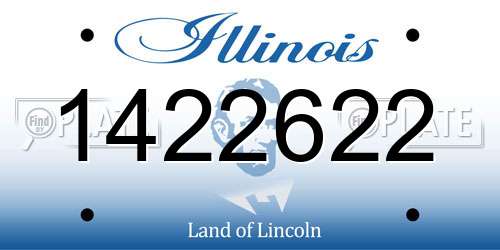 1422622 Illinois License Plate