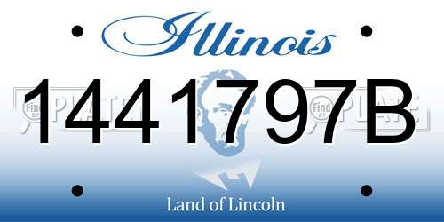 1441797B Illinois License Plate