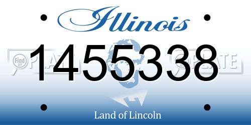 1455338 Illinois License Plate