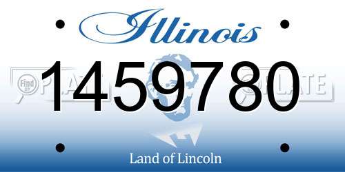 1459780 Illinois License Plate