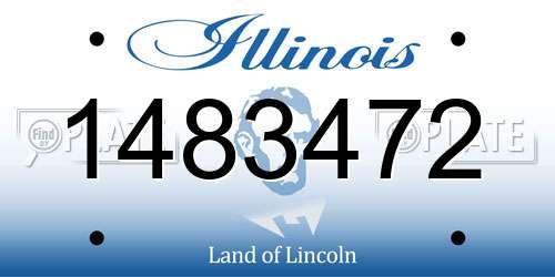 1483472 Illinois License Plate