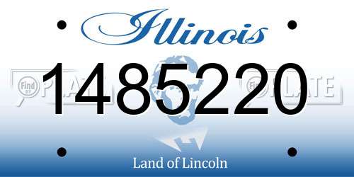 1485220 Illinois License Plate