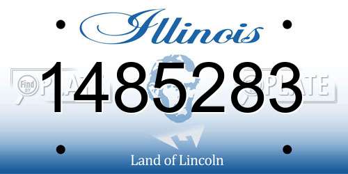 1485283 Illinois License Plate