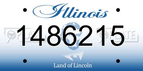 1486215 Illinois License Plate