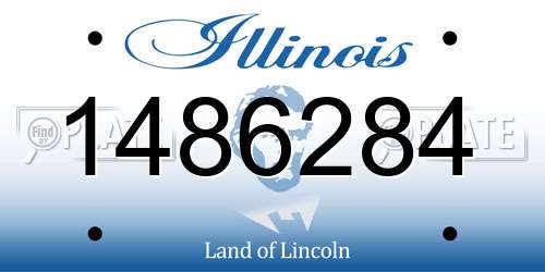 1486284 Illinois License Plate