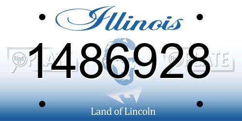 1486928 Illinois License Plate