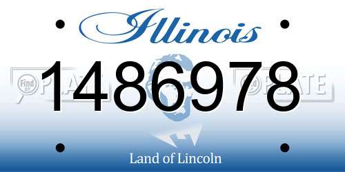 1486978 Illinois License Plate