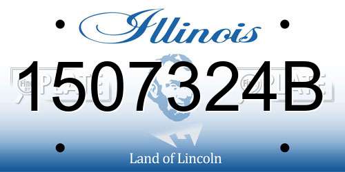 1507324B Illinois License Plate