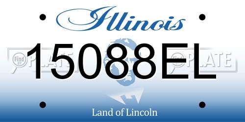 15088EL Illinois License Plate