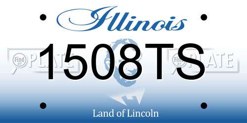 1508TS Illinois License Plate