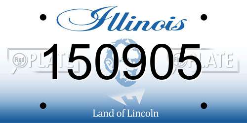 150905 Illinois License Plate