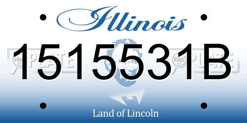 1515531B Illinois License Plate