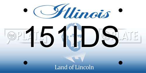 151IDS Illinois License Plate