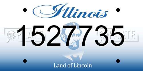 1527735 Illinois License Plate