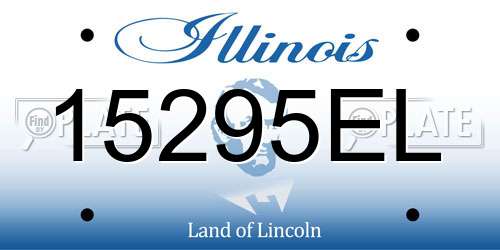 15295EL Illinois License Plate