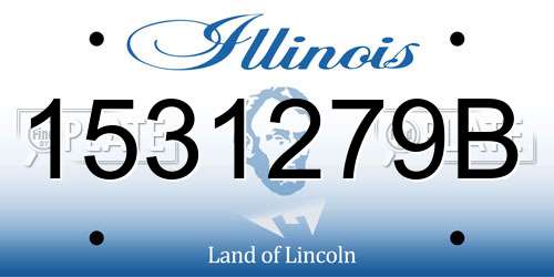 1531279B Illinois License Plate