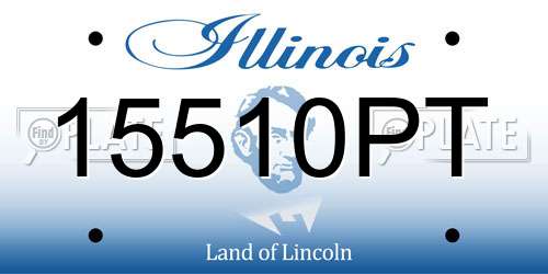 15510PT Illinois License Plate