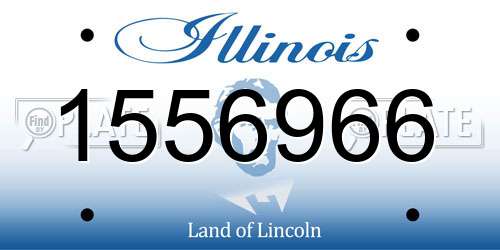 1556966 Illinois License Plate