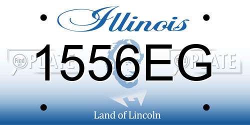 1556EG Illinois License Plate