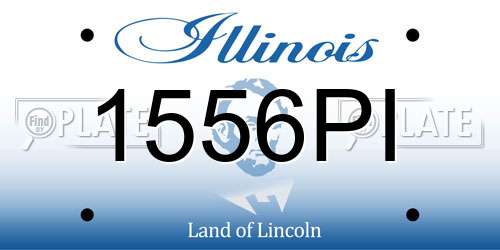 1556PI Illinois License Plate