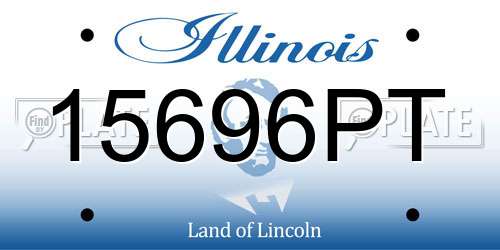 15696PT Illinois License Plate