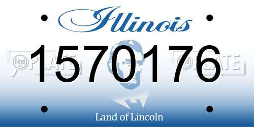 1570176 Illinois License Plate
