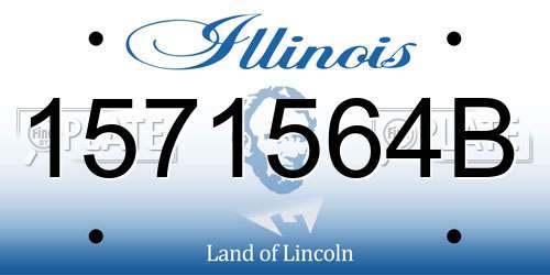 1571564B Illinois License Plate