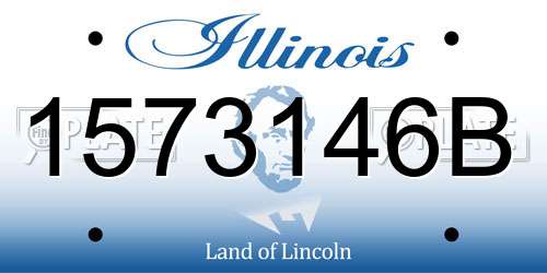1573146B Illinois License Plate