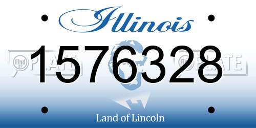 1576328 Illinois License Plate