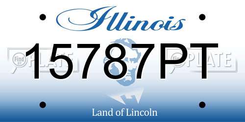 15787PT Illinois License Plate