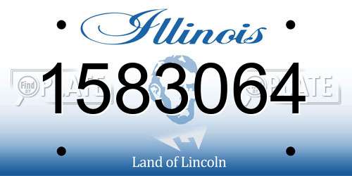 1583064 Illinois License Plate