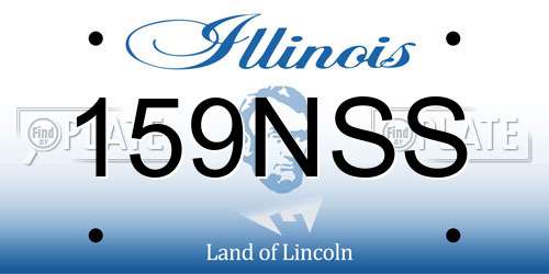 159NSS Illinois License Plate