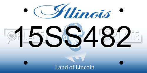 15SS482 Illinois License Plate