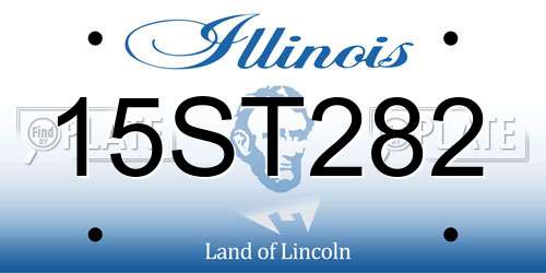 15ST282 Illinois License Plate