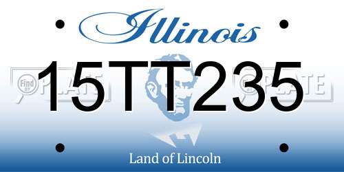15TT235 Illinois License Plate