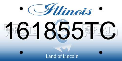 161855TC Illinois License Plate